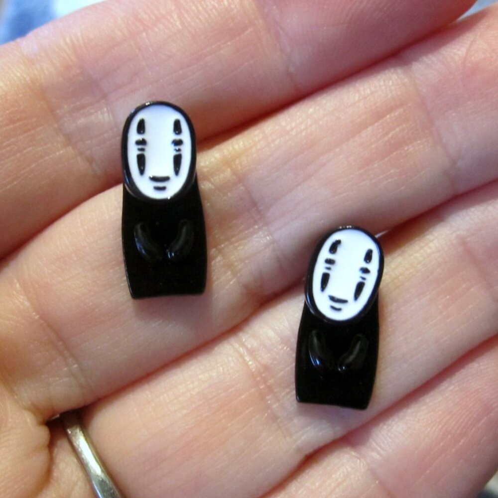 No Face Earrings 3D~Hypoallergenic